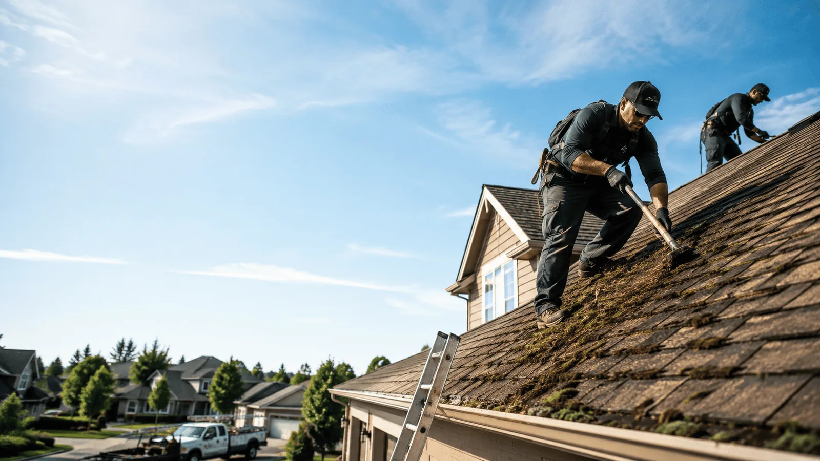 Roof Moss Removal in Dorchester, WI near me